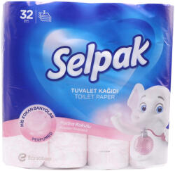  Selpak тоалетна хартия, Шарена, С аромат, 32 броя х 85гр