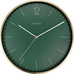 NeXtime Стенен часовник Essential Gold зелен (3252GN)