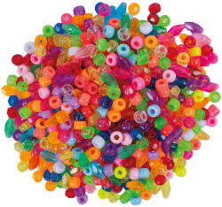 Playbox PlayBox: Vegyes formájú színes gyöngyök 5300db-os csomag (2470713) - jatekshop