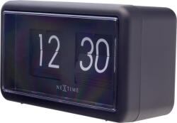 NeXtime Стенен или настолен часовник Small Flip черен (5228ZW) Будилник
