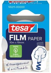 tesa Ragasztószalag, írható, papír, 19 mm x 10 m, TESA "Tesafilm", átlátszó (TE59211) - jatekotthon