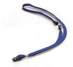 DURABLE Nyakbaakasztó, klippel, DURABLE, sötétkék (DB811907) - jatekotthon