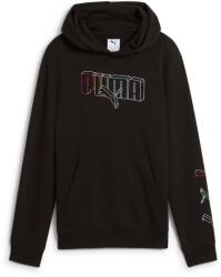 PUMA Gyerek kapucnis pulóver - Puma Ess Logo Lab Execution Hoodie Tr B 9/10 EVES fekete