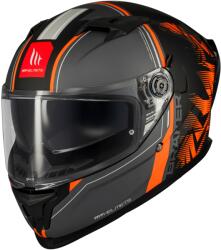 MT Helmets Casca moto integrala MT Braker SV Charm negru-portocaliu mat (MT1346C40142)