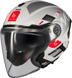 MT Helmets Casca moto open MT Cosmo SV Silence alb-gri (MT1361C42021)