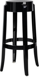 King Home Charles 76 Polikarbonát Bárszék Fekete (KHM-118-APC2-BLACK) - prodis