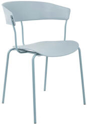 King Home JETT Polipropilén Szék Világosszürke Fém Vázzal (KHM-PC-161-GREY)