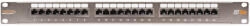 NIKOMAX Patch panel STP, CAT5e, 24 portos, szerszámmal szerelhető, 1U (NMC-RP24SD2-1U-MT)