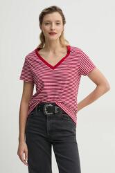 Levi's pamut póló női, piros - piros L
