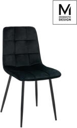 Modesto Design Carlo Bársony Étkezőszék Fekete Steppelt (KHM-J-06-BLACK)