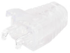 NIKOMAX Törésgátló RJ45, 5, 5mm, CAT5e UTP/STP kábelhez 100db-os csomag (NMC-RJBOOT55B-TR-100)