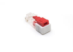 NIKOMAX Biztonsági Dugó, RJ45, zárral (NMC-RJ-LOCK-RD)