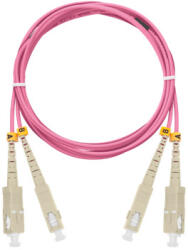 NIKOMAX Optikai patch kábel SC - SC, MM 50/125, duplex, 1m, magenta (NMF-PC2M4C2-SCU-SCU-001) - bbmarket