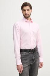 Ralph Lauren pamut ing férfi, olasz galléros, rózsaszín, regular, 712969006 - rózsaszín XL