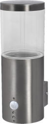 OSRAM Endura Classic Ebro kültéri oldalfali lámpatest acél színben, E27 foglalattal, IP44 védettséggel, 5 év garanciával, 220-240V ( 4058075834927 ) (4058075834927)