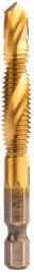 NEO TOOLS Gépi menetfúró, 2az1ben előfúró éllel, HSS-Titán, M8X1, 25mm, hatszög szárral (08-954)