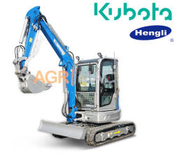 Graecus Miniexcavator EB40C-PRO 4.2 tone, 34 CP Motor KUBOTA D1703 4 cilindrii Diesel, sistem hidraulic (10000658)