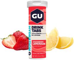 GU Hydration Drink Tabs pezsgőtabletta Strawberry Lemonade (eper-limonádé ízesítésű) 12 db (769493201935)