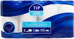 Tip Line toalettpapír (8db/fol) 150 lap 3 sor
