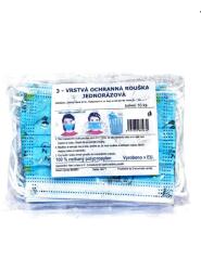  Gyerek maszk kék 10 db