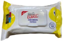  Antibakteriális Fresh Detox nedves törlőkendők 80 db citrom ízben