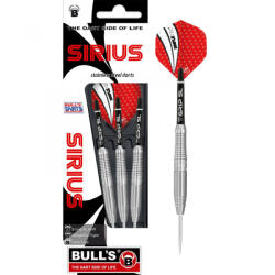 BULL'S Darts dart szett steel Bull's Sirius stainless steel 22gr gravírozva