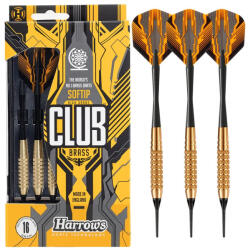 Harrows Dart szett Harrows soft Club Brass, 16gK gravírozva