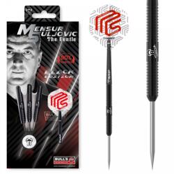 BULL'S Darts Dart szett BULL'S Mensur Suljovic Black Edition Steel 23g 90% gravírozott