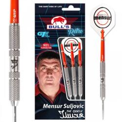 BULL'S Darts dart szett Bull's Mensur Suljovic Retro 22g 90%-os gravírozott