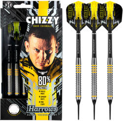 Harrows Dart szett Harrows soft 18g, Chizzy 80% gravírozott