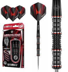 Winmau Dart szett Winmau Steel Mervyn King special edition, 22g 90% Gravírozott