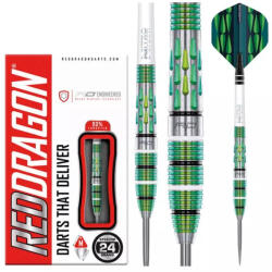 Red Dragon DART SZETT STEEL RED DRAGON ARTURA SCREAMIN' GREEN, 24g 90% gravírozva