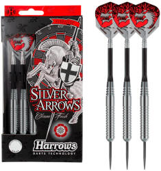 Harrows Dart szett Harrows steel 18g Silver Arrows R gravírozva