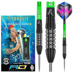 Red Dragon Dart szett Red Dragon steel Peter Wright Black strike 24g 90% gravírozott