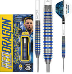Red Dragon DART SZETT STEEL RED DRAGON LUKE HUMPHRIES TX3 COOL BLUE SE 24g 90% gravírozott