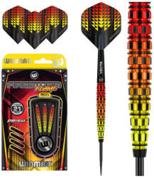 Winmau Dart szett steel Winmau Firestorm Flame Tapered 21g, 90% gravírozott