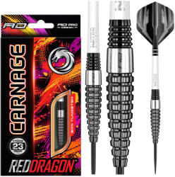 Red Dragon Dart szett Red Dragon steel Carnage 3, 23g, 90% gravírozással