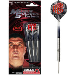 BULL'S Darts Champions Mensur Suljovic 90% Steel Dart 23g gravírozott