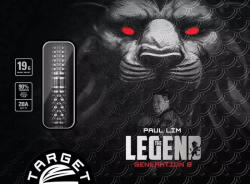 Target Japan Darts szett soft Target Japan Paul Lim The Legend G8 , 19g 90% gravírozott