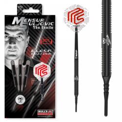 BULL'S Darts Dart szett BULL'S Mensur Suljovic Black-Edition Soft 18g 90% gravírozott