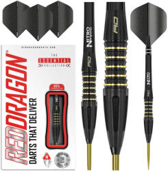 Red Dragon Clarion Black steel darts szett 26g 90% gravírozott