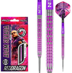 Red Dragon Dart szett steel Red Dragon Adam Sevada 22g, 90% Gravírozott