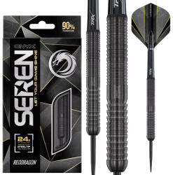 Red Dragon Dart szett steel Red Dragon Seren 1 Onyx 24g, 90% gravírozással