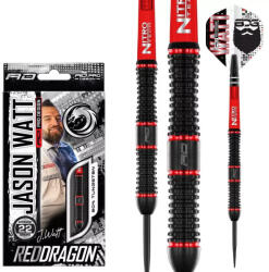 Red Dragon Dart szett steel Red Dragon Jason Watt 22g, 90% gravírozott