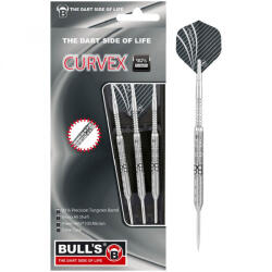 BULL'S Darts dart szett steel Bull's Curvex C2 22gr 90% gravírozott
