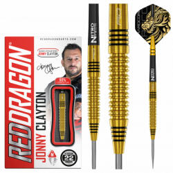 Red Dragon Dart szett Red Dragon steel Jonny Clayton Gold, 22g, 90% gravírozott