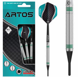 BULL'S Darts dart szett Bull's Artos AR1 soft 18gr 80% gravírozott
