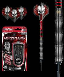 Winmau Dart szett Winmau Mervyn King 90% soft 18g gravírozással