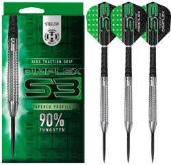 Harrows Dart szett steel Harrows Dimplex S3 Tapered 23g, 90% wolfram gravírozva