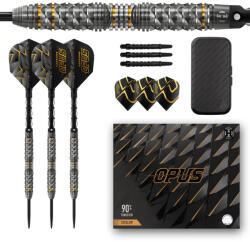 Harrows Dart szett steel Harrows Opus 25g, 90% wolfram gravírozva
